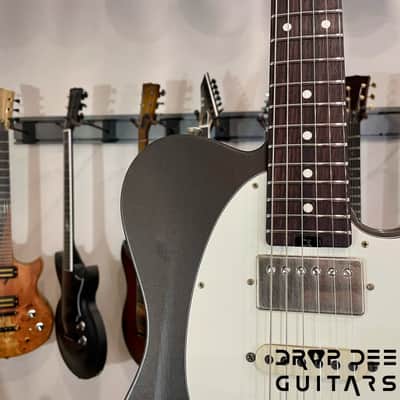 Schecter Custom Shop PT Wembley Studio Electric Guitar w/ Case-Charcoal Metallic Aged Nitro image 5