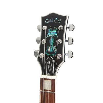 Chill Cat Limited Custom Ocean Blue Electric Guitar image 5
