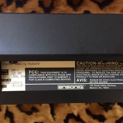 Ensoniq Mirage-DSK Digital Sampling Keyboard DSK-1 image 5