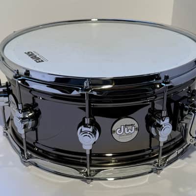 DW Design Series 6.5x14" Black Nickel Over Brass Snare Drum 2017 - Present - Black Nickel Over Brass image 3