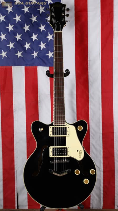 Gretsch G2655 Streamliner Center Block Jr. Double-Cut with V-Stoptail - Black image 1