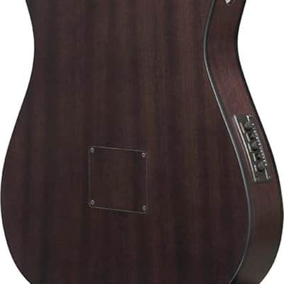 Ibanez FRH20QMN Thinline Acoustic-Electric Classical Guitar, Quilted Maple Top, Cosmic Blue Sunburst image 4