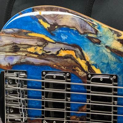 Maruszczyk Custom Jake TB 5p tb5p Thunderbird 5-string Bass with COA + Gig Bag 2025 - Living Color image 4