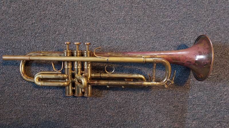 Post-War Besson Brevete Bb Trumpet With Case image 1