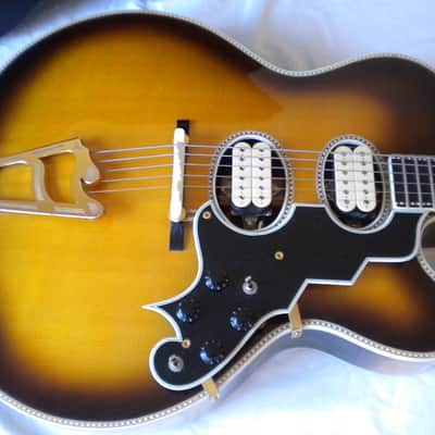 Carlo Greco Jazz Sunburst Guitar image 1
