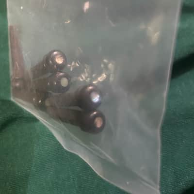 Taylor Ebony Bridge Pins w/Abalone Inlays image 3