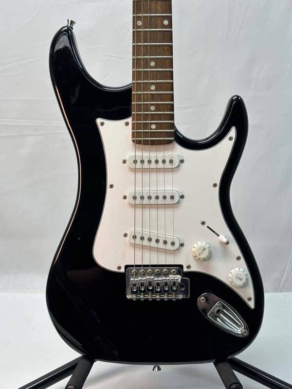 Washburn SDFSB Sonamaster Deluxe Electric Guitar - Transparent Black image 1