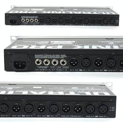 Behringer Ultralink Pro MX882 8-Channel Mixer / Splitter 2010s - Black / Silver TGHM image 6