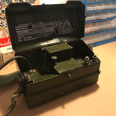 Vintage Army Telephone  Microphone by Weird & Wired (2022, Black & Green) image 5