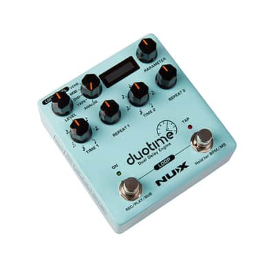 Mint NuX Effects Duotime Dual Delay Engine Guitar Effects Pedal image 2