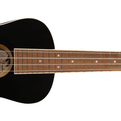 Fender Avalon Tenor Ukulele Walnut FB Black image 1