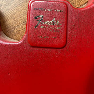 Fender Parker Precision Bass Body Guard 1960's - Red Rare! image 3