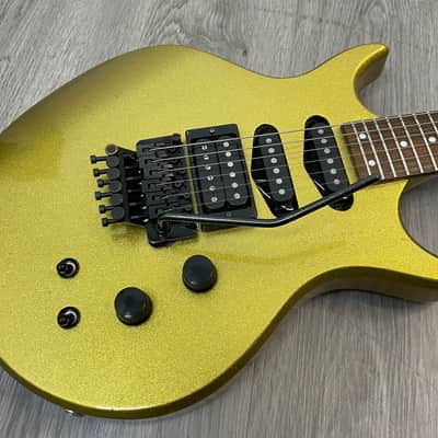 Hamer 1986 Steve Stevens SS1 Signature Gold Sparkle Electric Guitar image 20