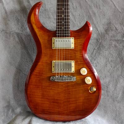 96 art Solid Body Set Neck Doublecut Violin Burst Guitar - Custom Handmade image 1