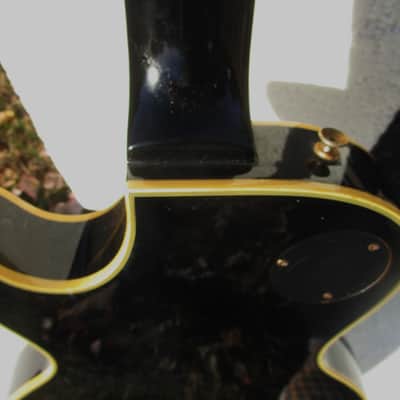 Samick LP Custom Style Guitar, 1990's, Japan, Black, Gold Hardware