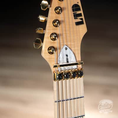 ESP LTD JRV-8 Javier Reyes 8-String Guitar w/ Case – Metallic Gold image 5