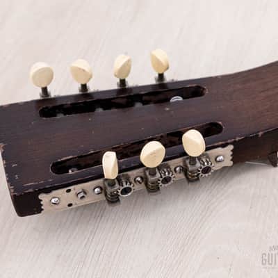 1930s AudioVox 7-String "Frying Pan" Vintage Lap Steel w/ Case, Seattle-Made, Paul Tutmarc image 5