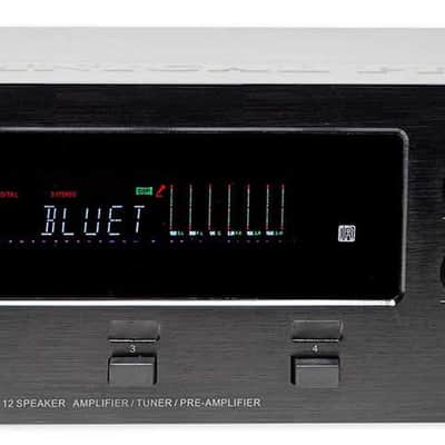 Technical Pro H12X500UBT 6000w Professional Bluetooth Amplifier Receiver USB, SD image 1