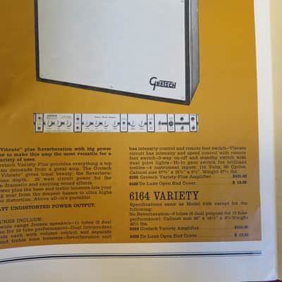 Lot of 2 vintage Gretsch catalog 1964 and 1978 amplifier nashville country gentleman white falcon viking archtop fury image 17