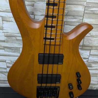 Schecter Riot-4 Session 4-String Active Bass 2023 - Aged Natural Satin image 1