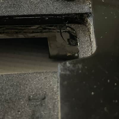1994 Korean Ibanez RG470 Black Basswood Guitar Body Floyd Ready image 7