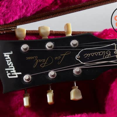1999 Gibson Les Paul Classic Plus – Trans Amber, Slim ’60s Neck, OHSC image 4