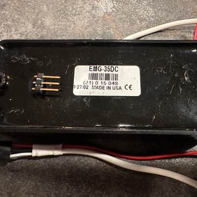 (2) EMG Dual Coil Bass Pickups - 35DC-B & 35TW  w/harnesses image 3