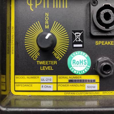 Epifani UL-210 lightweight bass cabinet 2x10" 500W USA image 5