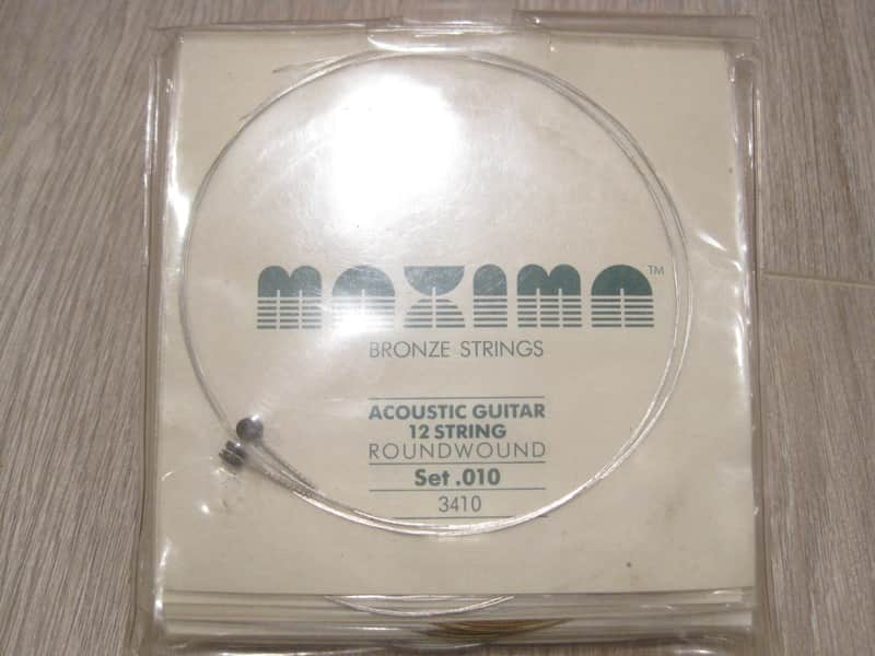 Maxima 3410 Bronze Round Wound 12-String Acoustic Guitar Strings image 1