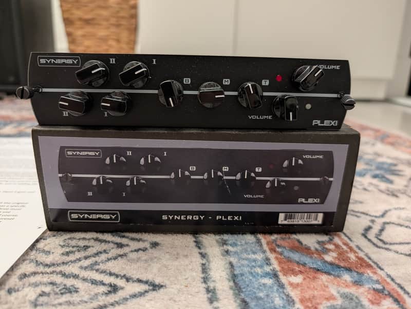 Synergy Plexi Module 2-Channel All-Tube Preamp 2017 - Black image 1