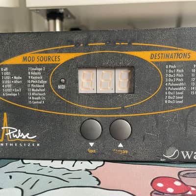 Waldorf Pulse+ Rackmount Synthesizer 1997 - Blue image 4