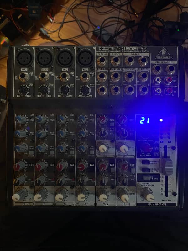 Behringer Xenyx 1202FX 12-Input Mixer with Effects NO POWER SUPPLY image 1