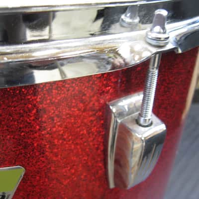 Ludwig 12X16" Concert Tom Late 70's - Red Sparkle image 3