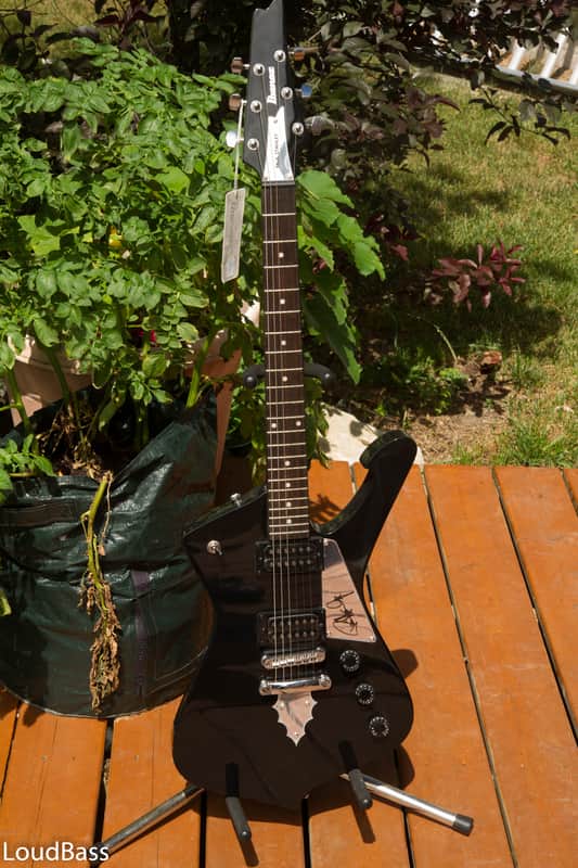 Ibanez PS40 2015 black Paul Stanley KISS Destroyer Blow out image 1