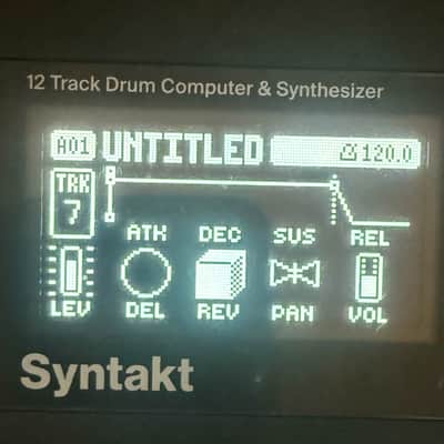 Elektron Syntakt 12 Track Drum Computer & Synthesizer 2022- Present - Black image 3