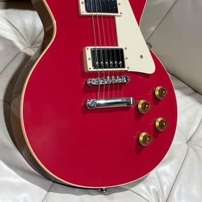 Gibson Les Paul Std. LPR-7 '57 Reissue 2012 - beautiful Custom Shop w/a Cardinal Red Top looks like Fiesta Red. image 4