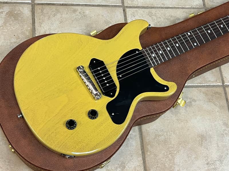 2025 Gibson Les Paul Junior Double Cut Electric Guitar TV Yellow image 1