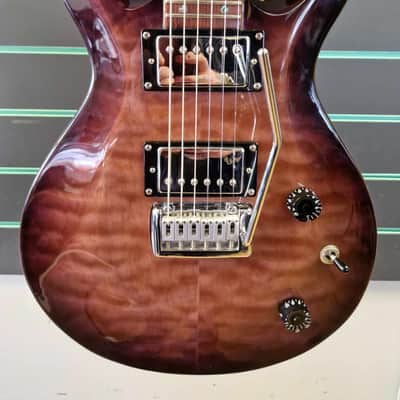 Vintage VRS100 Transparent Purple 2003 Electric Guitar image 3