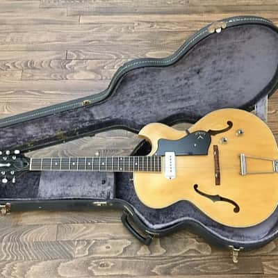 Guild T-100 Slim Jim with P90 Blonde 1960 (Serial 12433) image 11