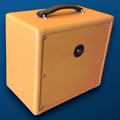 1x8 Extension Cab Orange-Style Tolex w/ Weber Alnico Signature 8S 8Ω image 2