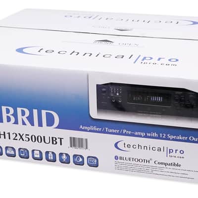 Technical Pro 6000 Watt 6-Zone, 12 Speaker Home Theater Bluetooth Receiver+EQ image 2