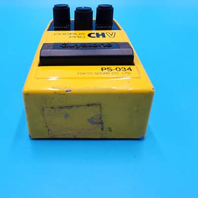 Rare Guyatone PS-034 Chorus Pro CH-V Guitar Effect Pedal Bass Japan Stereo Delay image 9