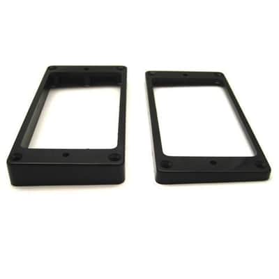 Humbucker Ring Set-Tapered w/ Flat Bottoms-Black image 2