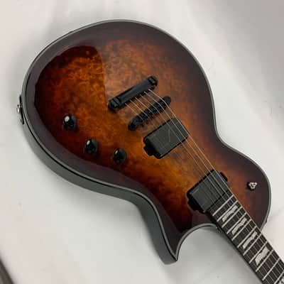 ESP E-II Eclipse Tiger Eye Sunburst Quilted Maple Electric Guitar + Case EII E II EC QM - B-Stock image 10
