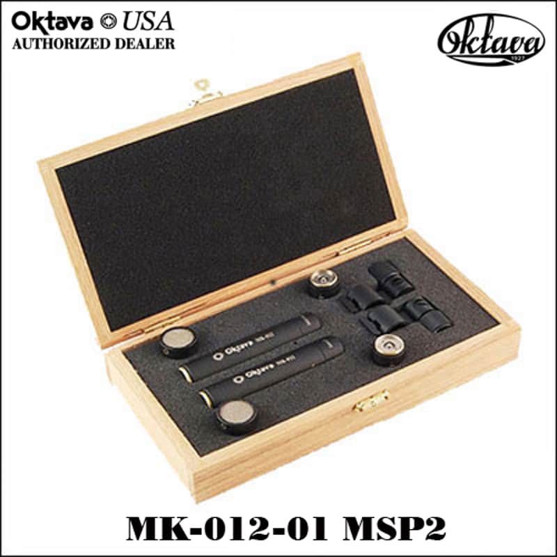 Oktava MK-012-01 MSP2 Cardioid Stereo Pair - 2026 - Black - New - Wood Storage Box image 1
