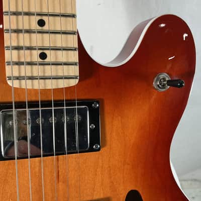 Squier Affinity Starcaster Deluxe 2020s - Sienna Sunburst image 4