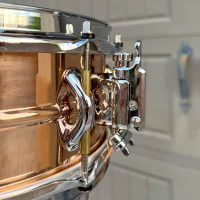 Pearl STA1450PB SensiTone Premium 14x5" Beaded Phosphor Bronze Snare Drum 2014 - 2020 - Bronze image 4
