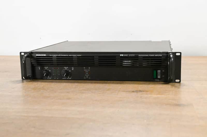 Mackie M-1200 FR Series 2-Channel Power Amplifier CG0145A image 1