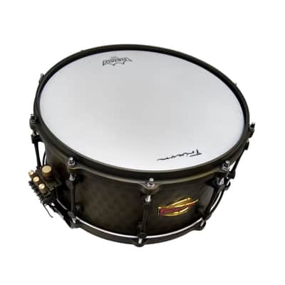 Trixon Concert Classic Auburn Brass Hammered Snare image 2