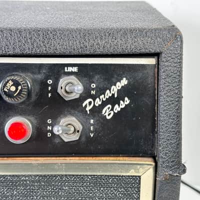 1972 Alamo Model 2575 Paragon Tube Guitar/Bass Amp Head image 4